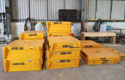 Certified Calibrated Test Weight Blocks