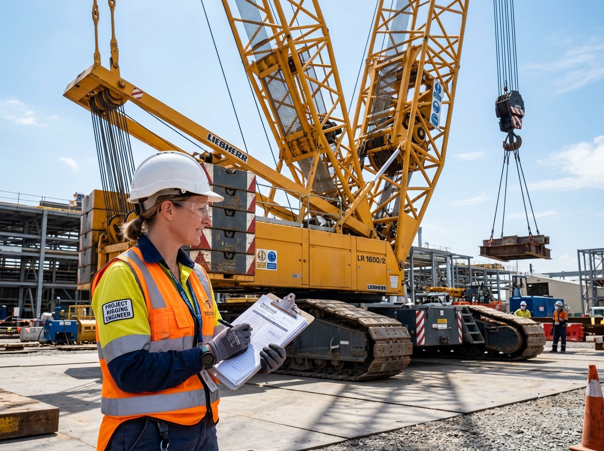 Lifting and crane inspection by TUVSA EAST